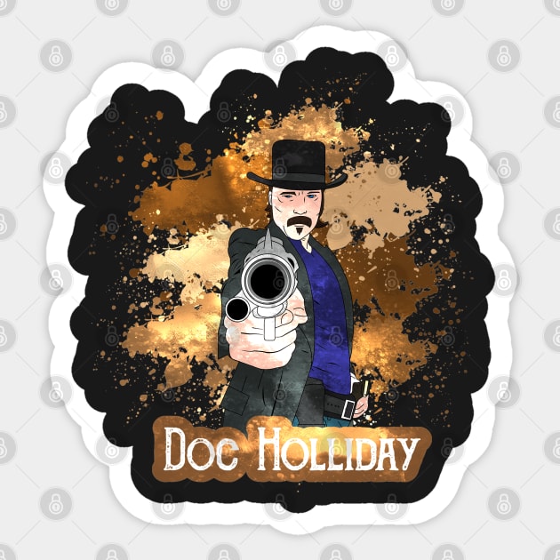 Doc Holliday Sticker by TheRoyalLioness